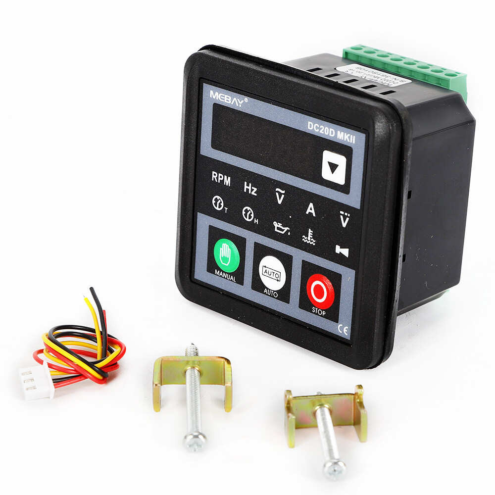 DC20D Genset Controller Automatic Generator Start Controller Module LED Display