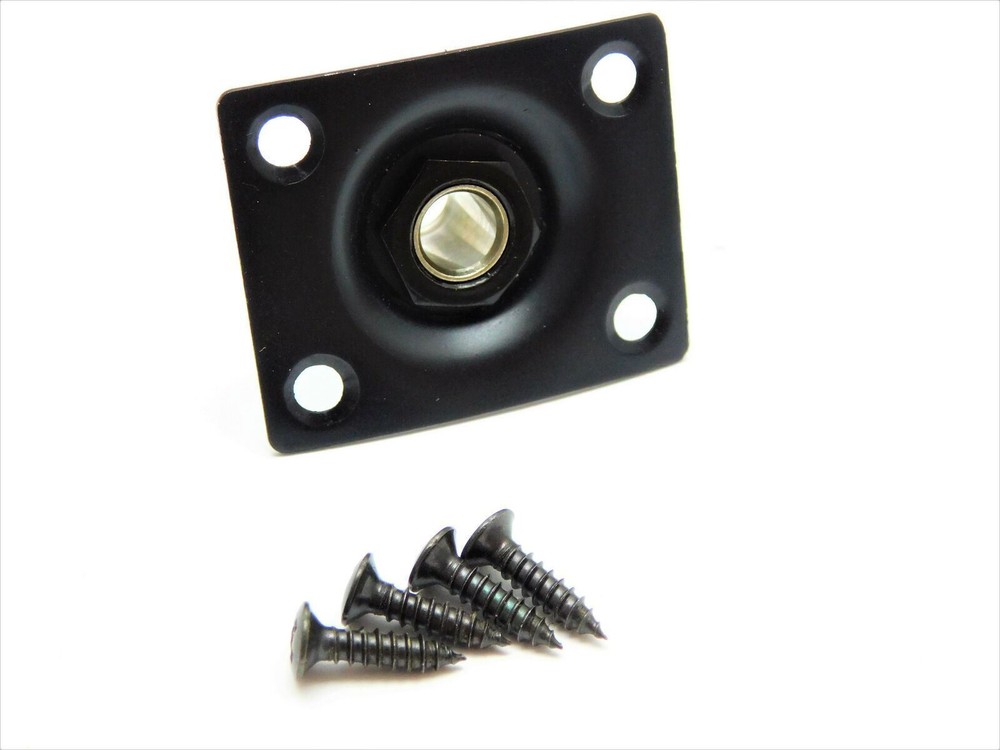Electric Guitar Output Jack Plate Universal Rectangle for Tele Ibanez