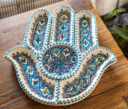 Kamsah Dipping and Serving Set Turquoise Large