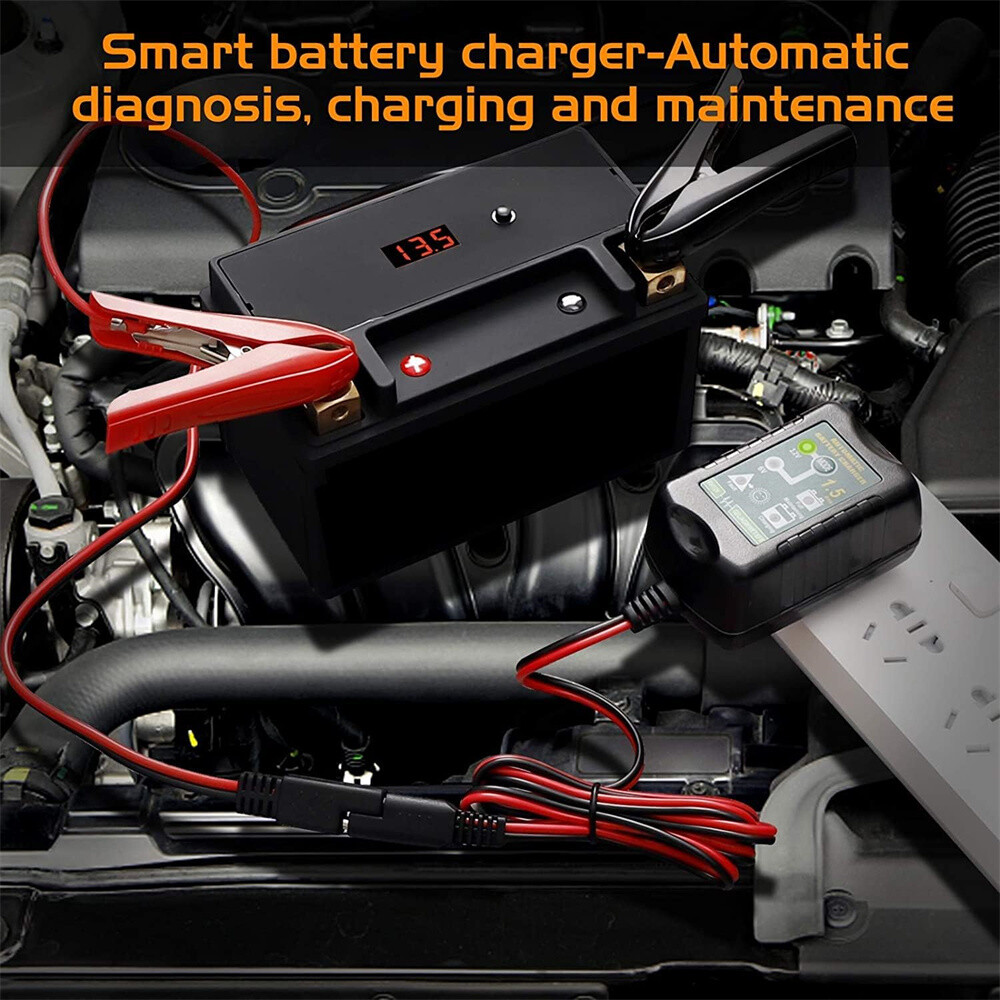 3Pack 6V 12V Automatic Battery Charger Maintainer Trickle Float Motorcycle Car