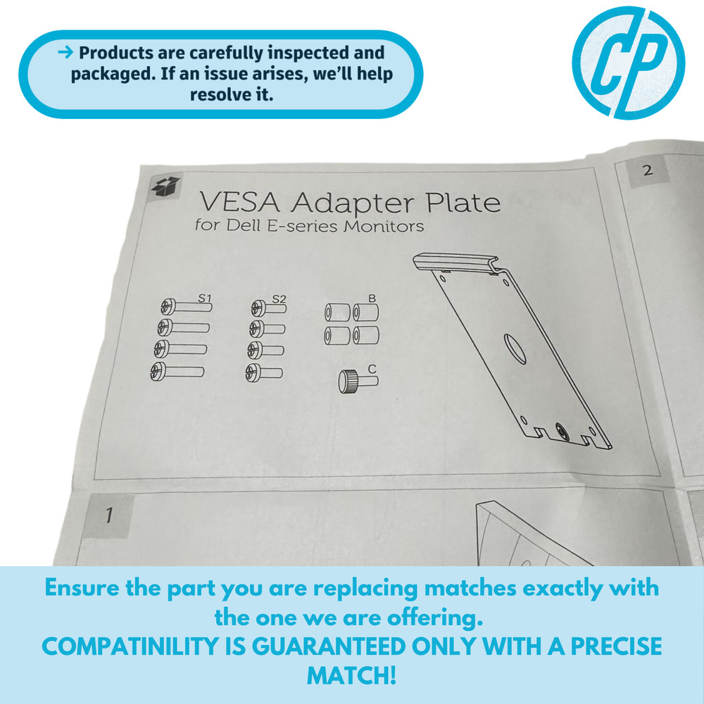 VESA Adapter Plate For Dell E-Series Monitors