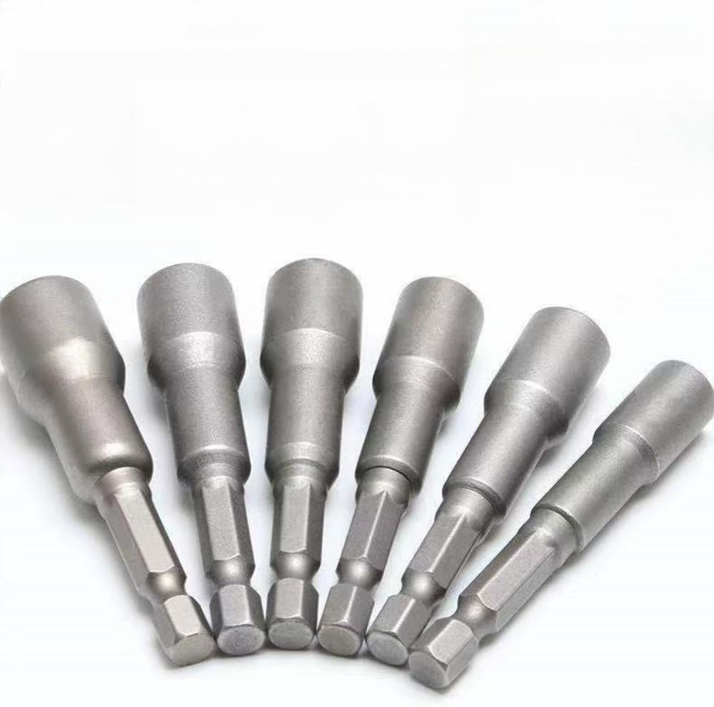 10 PCS 5/16 Nut Driver, Ultra Magnetic Nut Driver Set for Impact Drill, Standard