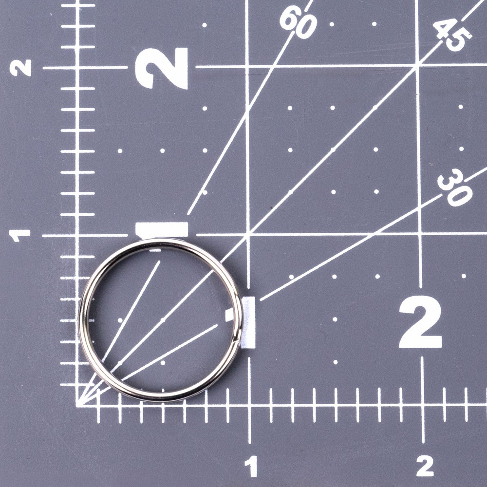 Country Brook Design® 3/4 Inch Split Ring Key Chain Rings, 100 Pack