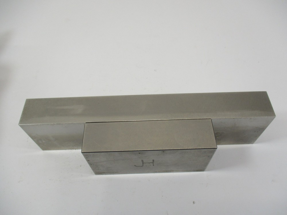 (2) Toolmaker Made PARALLELS Same Height 1-1/2" & Width 3/4" Different Length EC