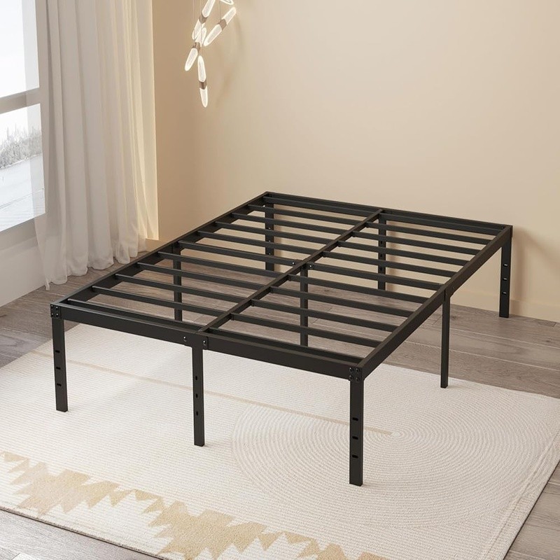 Metal Bed Frame Full Size Multi-Angle Support Easy Assembly Under Bed Storage US