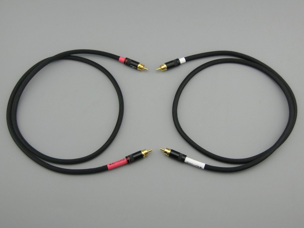 A09(0.5m 1.5ft)---Pair(2pcs) Canare L-4E6S RCA Audio Cable Thin-plate Plug
