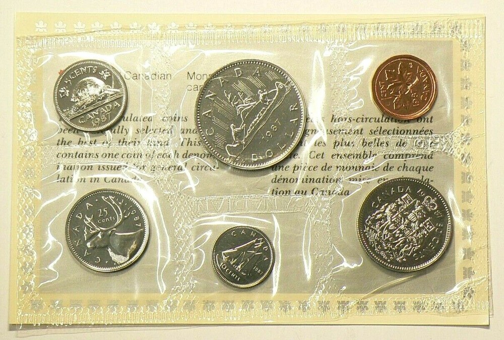 1987 Canada Uncirculated Coin Set #6796