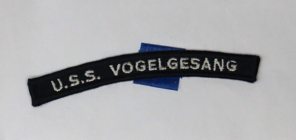 USS VOGELGESANG Name Patch