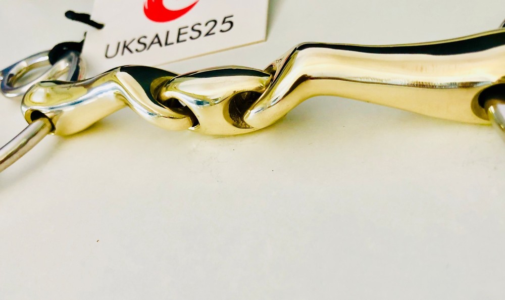 Wilkie Bevel 14MM Verbindend Angled Snaffle Bit (UKSALES25®) *SAME DAY DISPATCH*