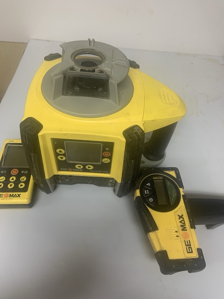 Geomax Zone60 DG Dual Laser/Receiver And Case “Read Description”