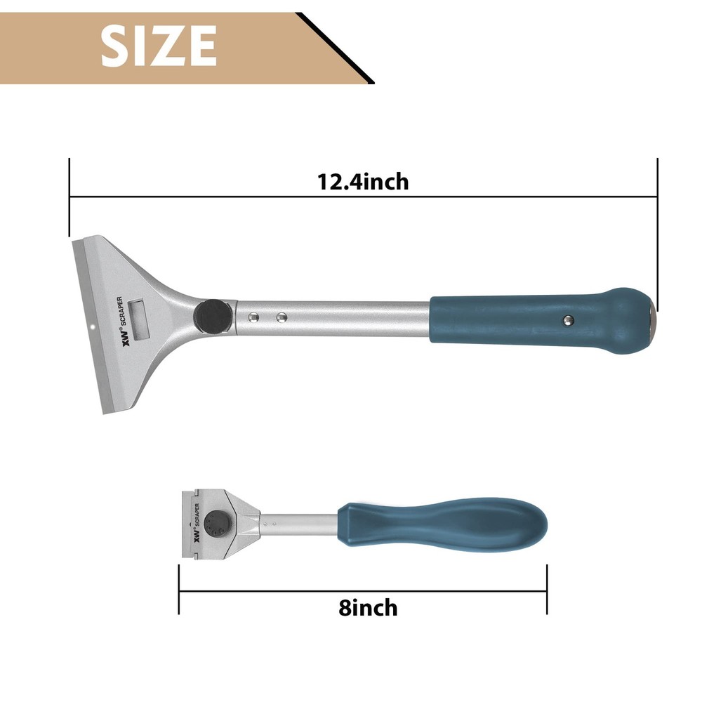 Razor Blade Paint Scraper Set, Heavy Duty Putty Knife with Quick Blade Change...