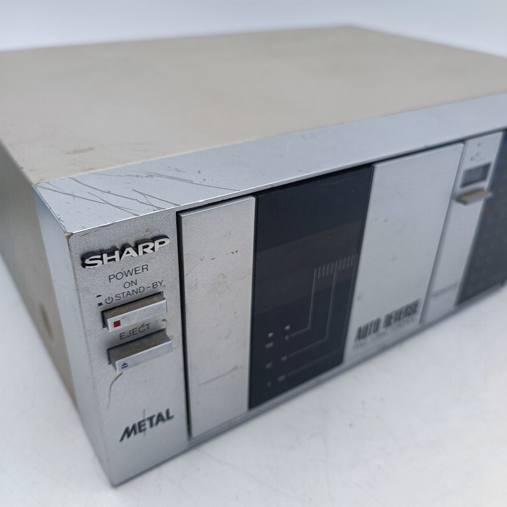 Sharp RT-118 Stereo Cassette Recorder Deck Auto Reverse Full Logic Control