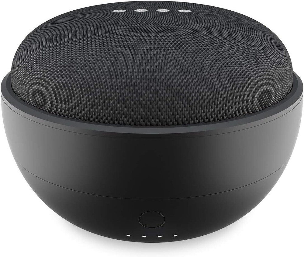 JOT Portable Battery Base for Google Home Mini - Carbon