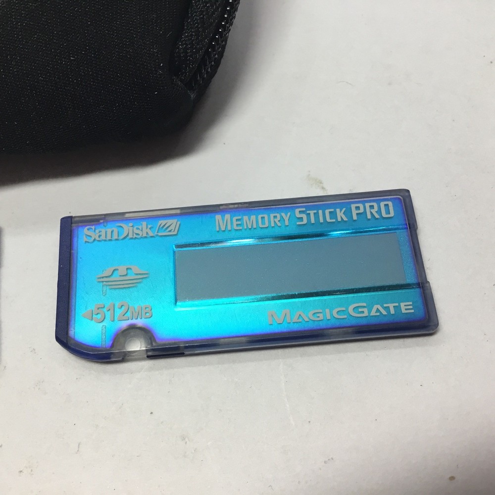 Sandisk 512 MB Memory Stick Pro Magic Gate For 2 With Case.