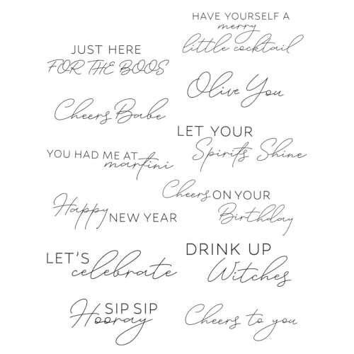 Cheers Sentiments Press Plate