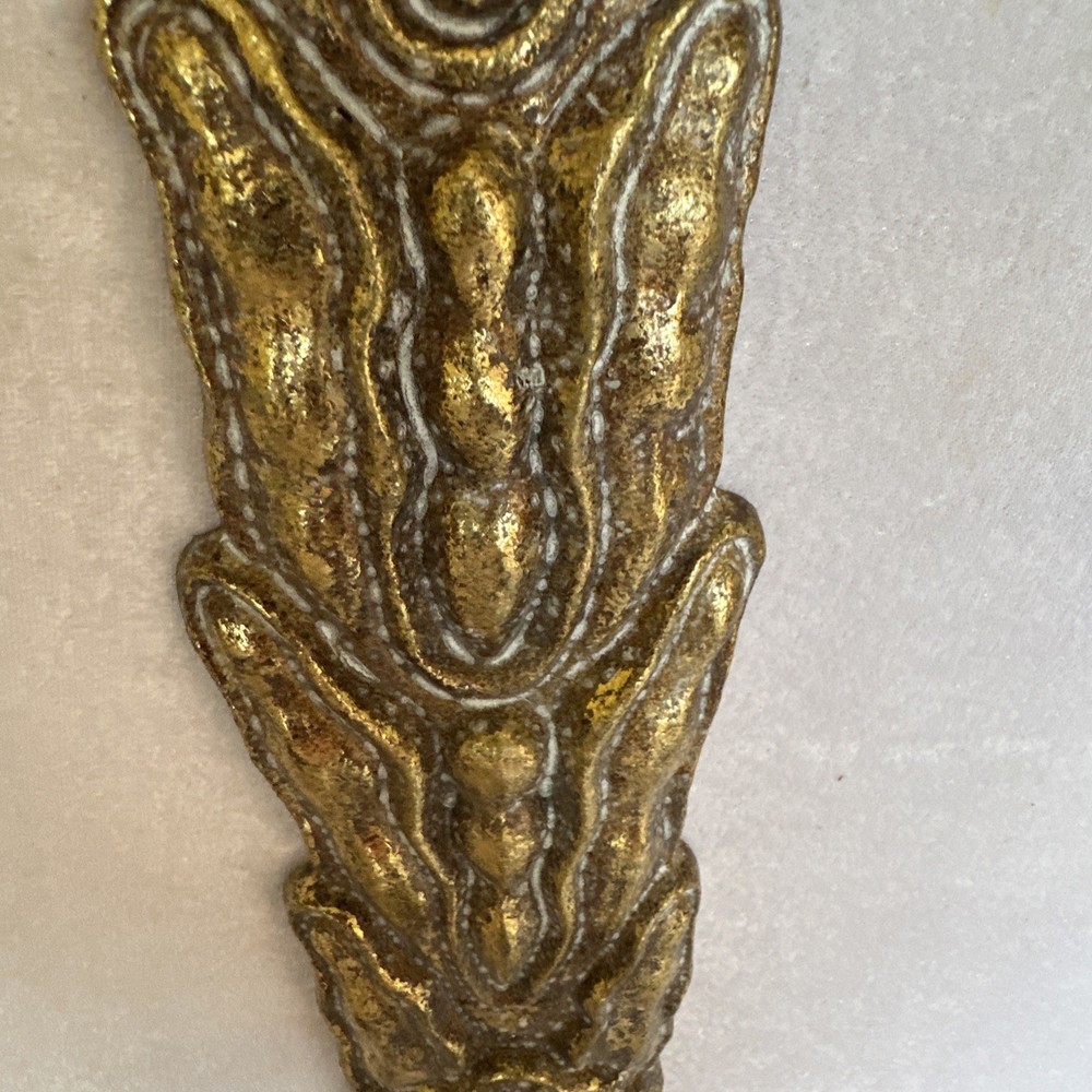 Antique Gold Metal Wall Sconce