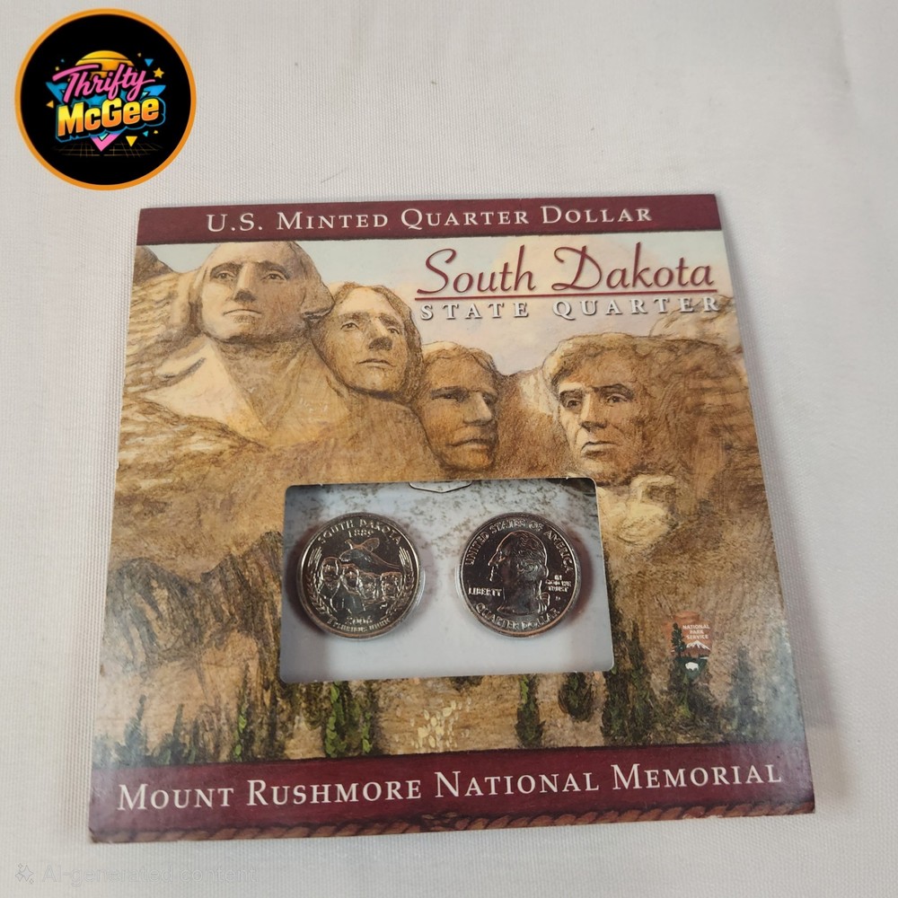 GEM BU 2006 SD 25c MT. RUSHMORE  Unveiling Set!