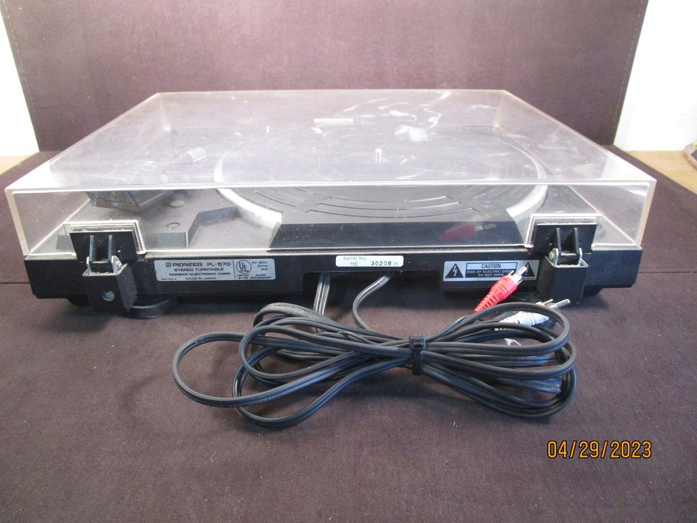 Pioneer Automatic Turntable Record Player PL570