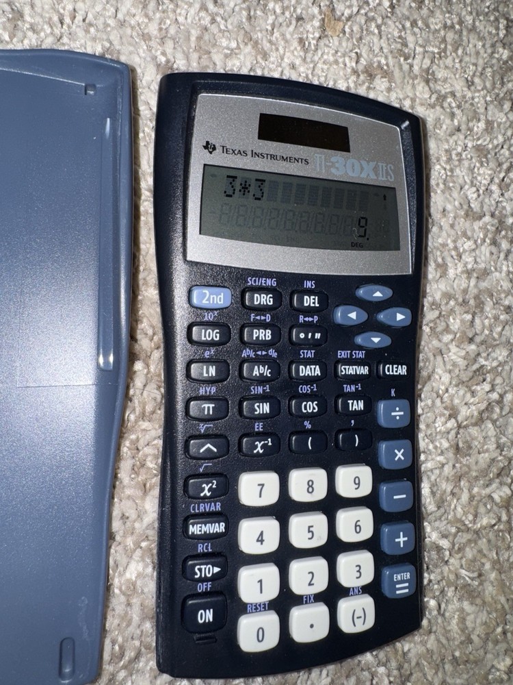 Blue Texas Instruments TI 30X IIS Calculator