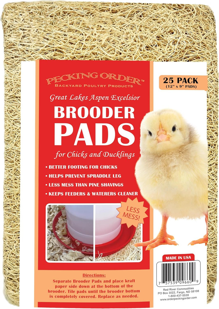 Brooder Pads for Chicks (25 Pack)
