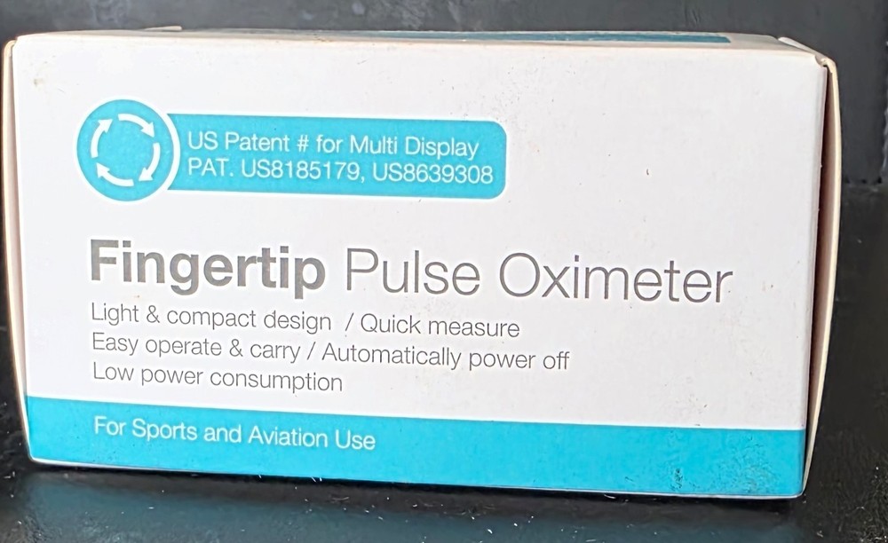 Fingertip Pulse Oximeter - Silver