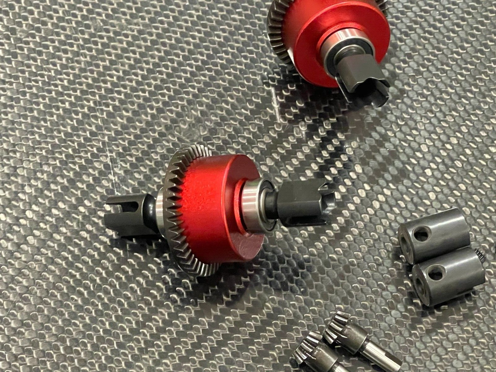 Front & Rear Differential Diff for Arrma Kraton Typhon Fireteam Limitless 6s Red