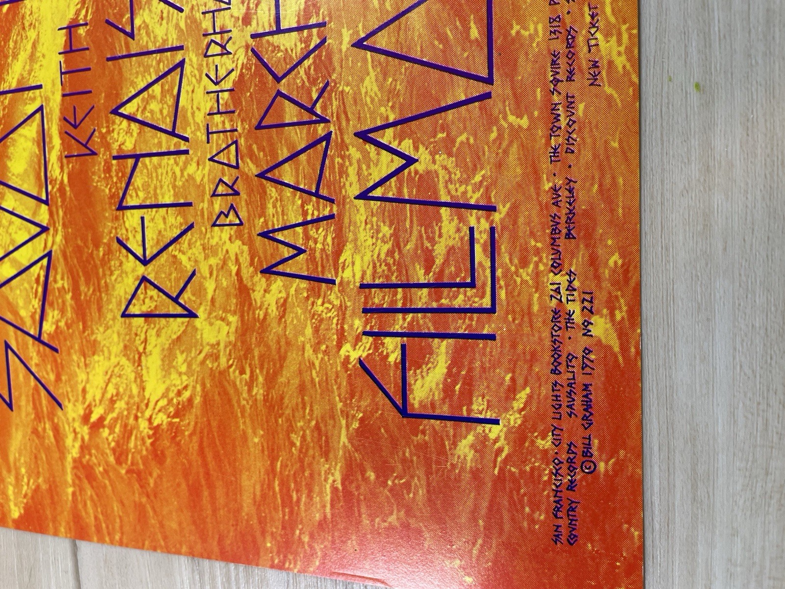 Butterfield Blues Band BG No 221 Show Print Poster 14x22