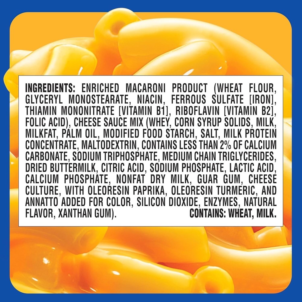 Kraft Easy Mac and Cheese, 18 Packets, for Easy Dinner or Dinner Sides