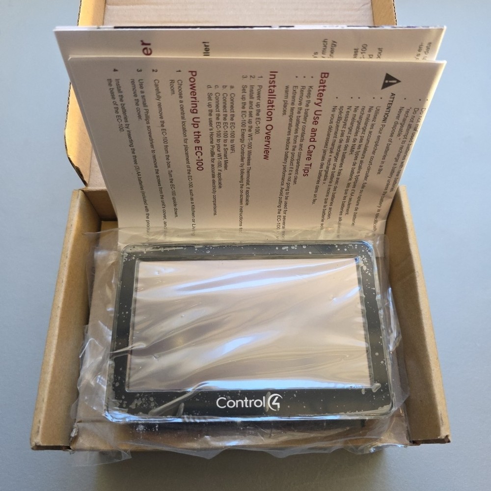 Control4 EC-100 Smart Energy Automation Load Controller 5" LCD Digital Home