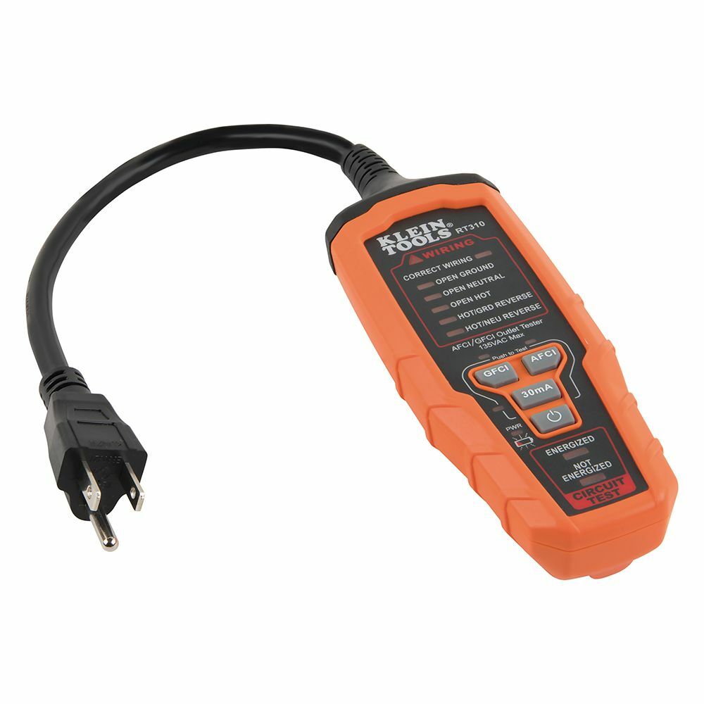 Klein RT310 AFCI /GFCI Outlet Tester