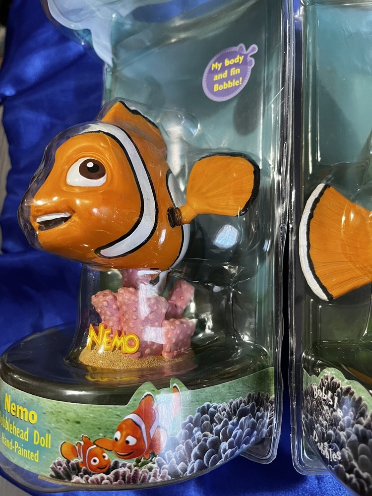 2-Disney Pixar Finding Nemo, Nemo Bubblehead's Bobble Dobbles, New