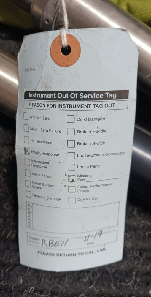 WM B Johnson 2000w Survey Meter Extender