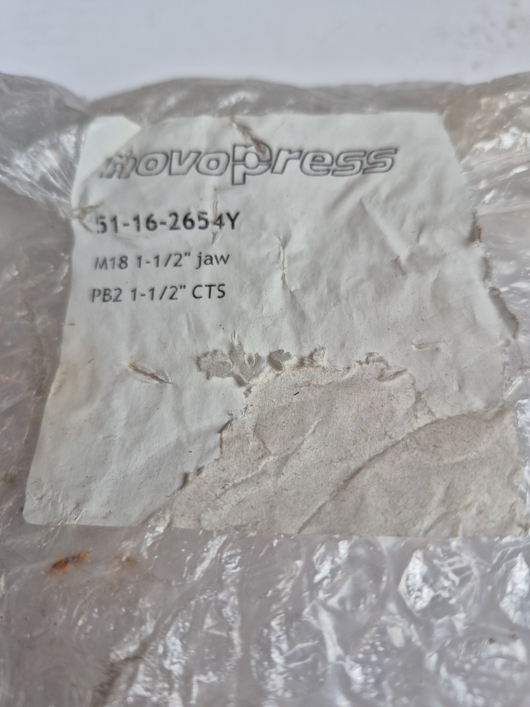 Milwaukee 49-16-2654 1-1/2" CTS-V Press Jaw For M18 Forcelogic Press Tools New