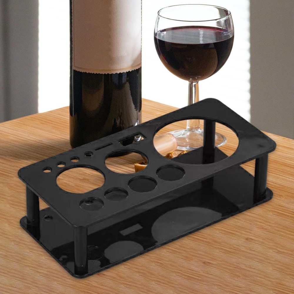 ＫＬＫＣＭＳ Professional Cocktail Shaker Stand, Bartender Kits Storage Black