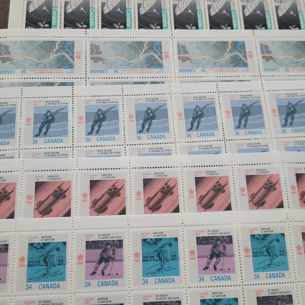CANADA - MINT SHEETS - BELOW FACE VALUE $212 - NICE VARIETY, INCLUDING TRAINS