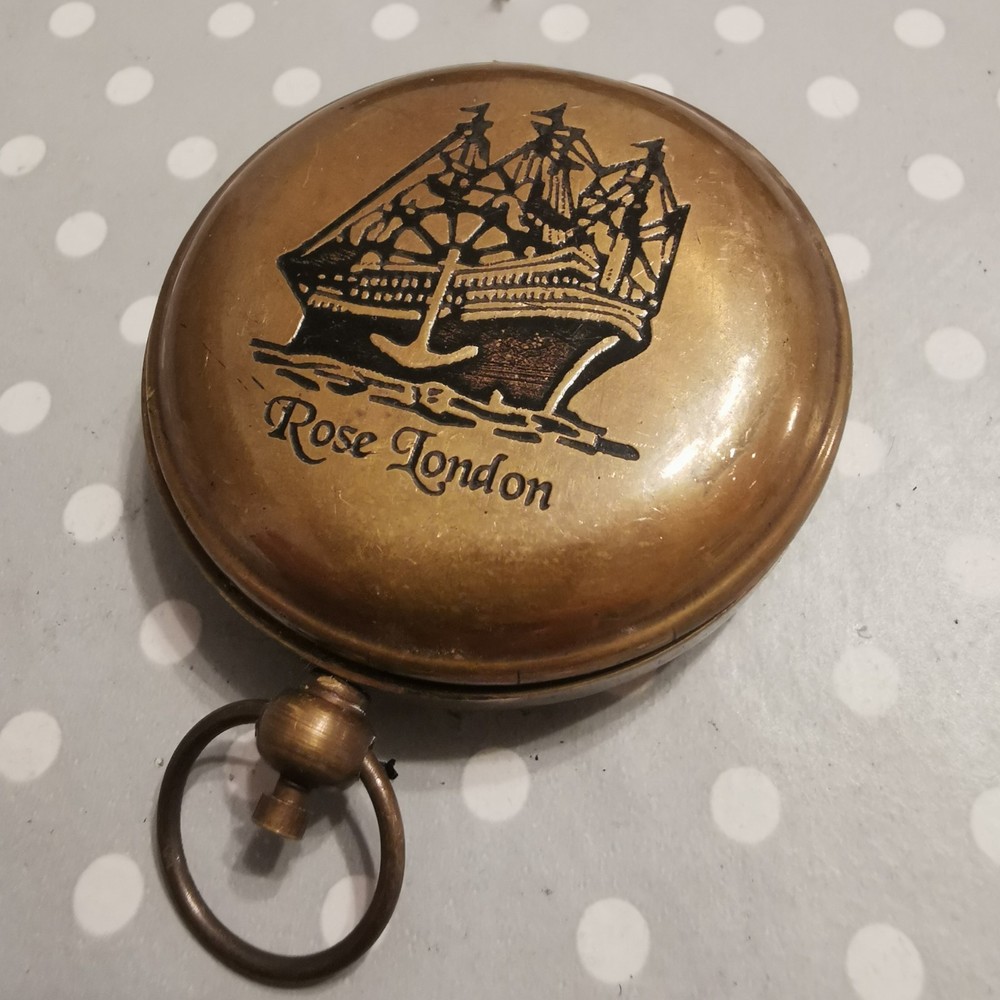 Pocket Compass Vintage Style Compass Handmade Compass Brass Compass