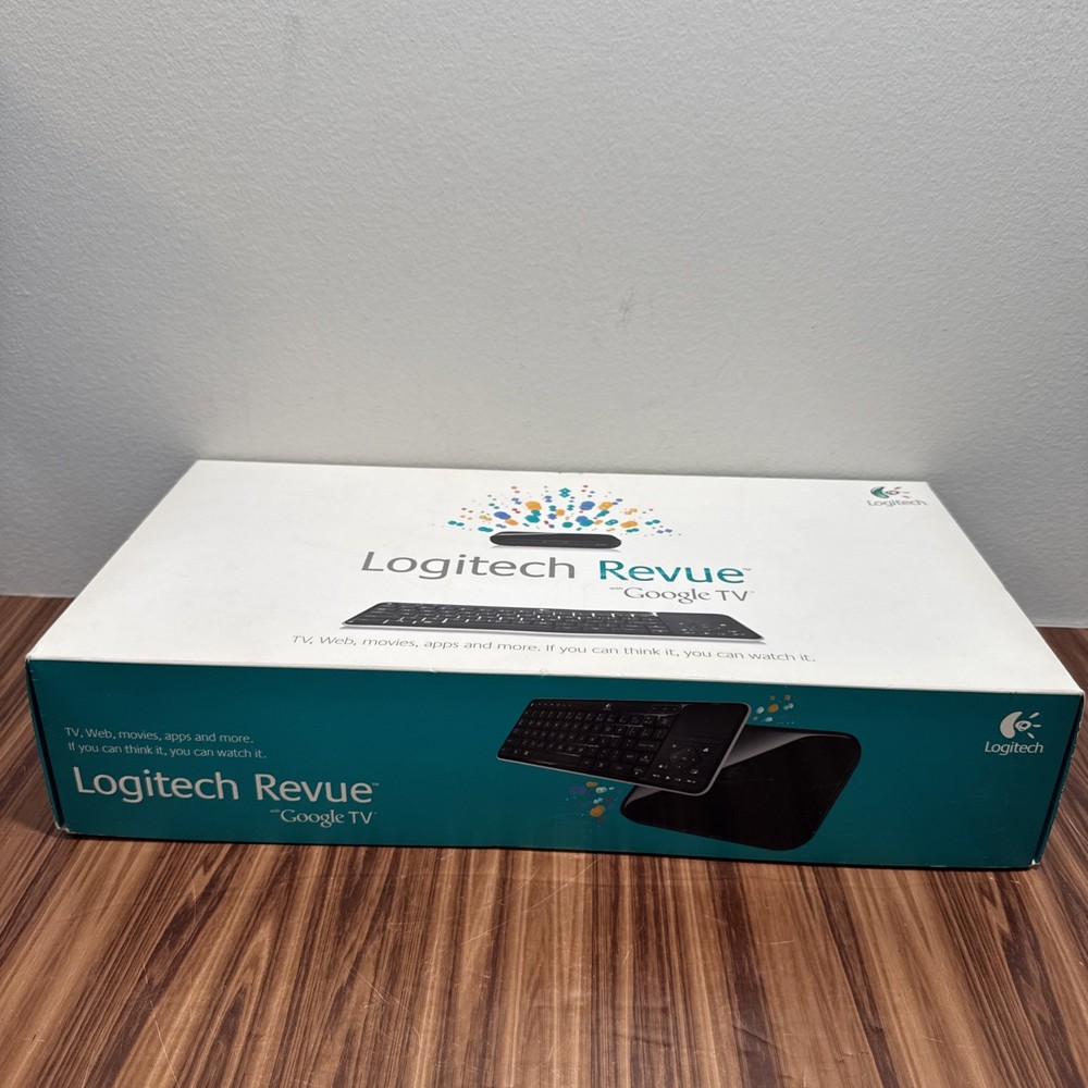 Logitech Revue Digital HD Google TV Media Player Streamer Keyboard Controller