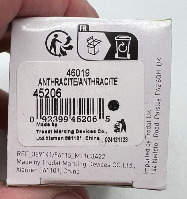 Trodat 46019 - 3/4inch Round Stamp Self-Inking