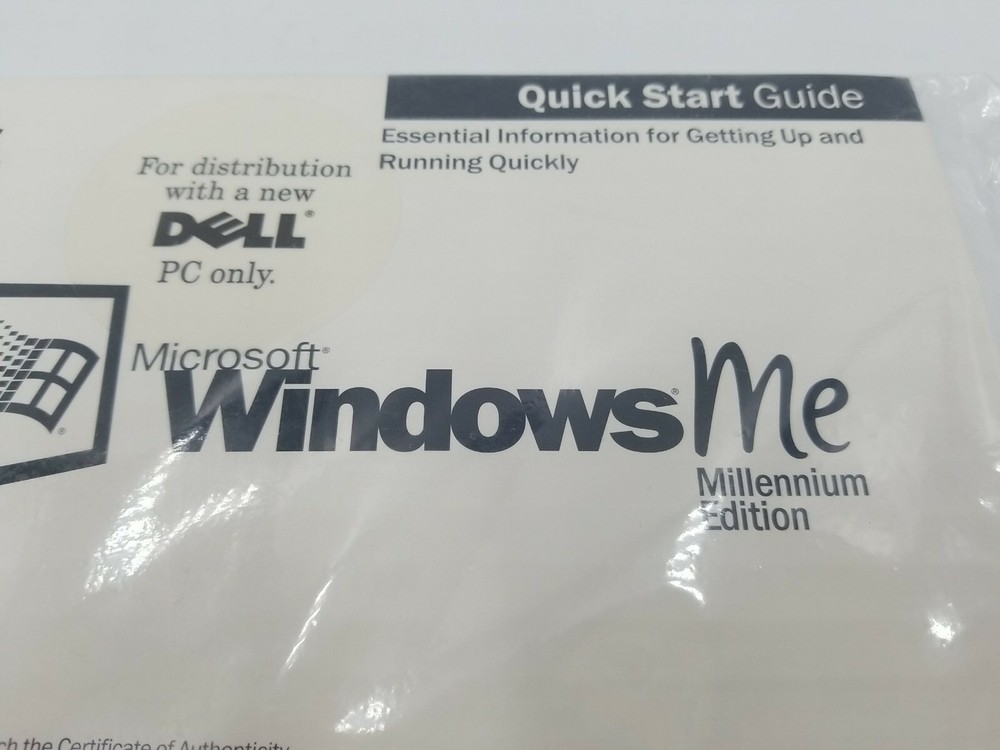 Microsoft WMe Windows Millenium Edition Reinstallation CD for Dell Computers