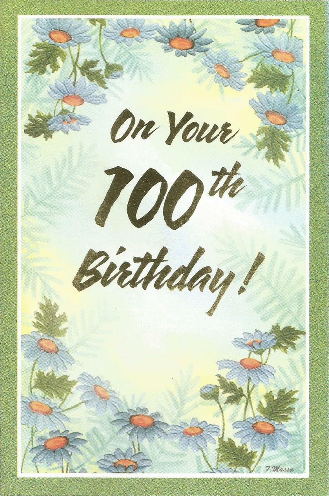 On Your 100th Birthday! (B)