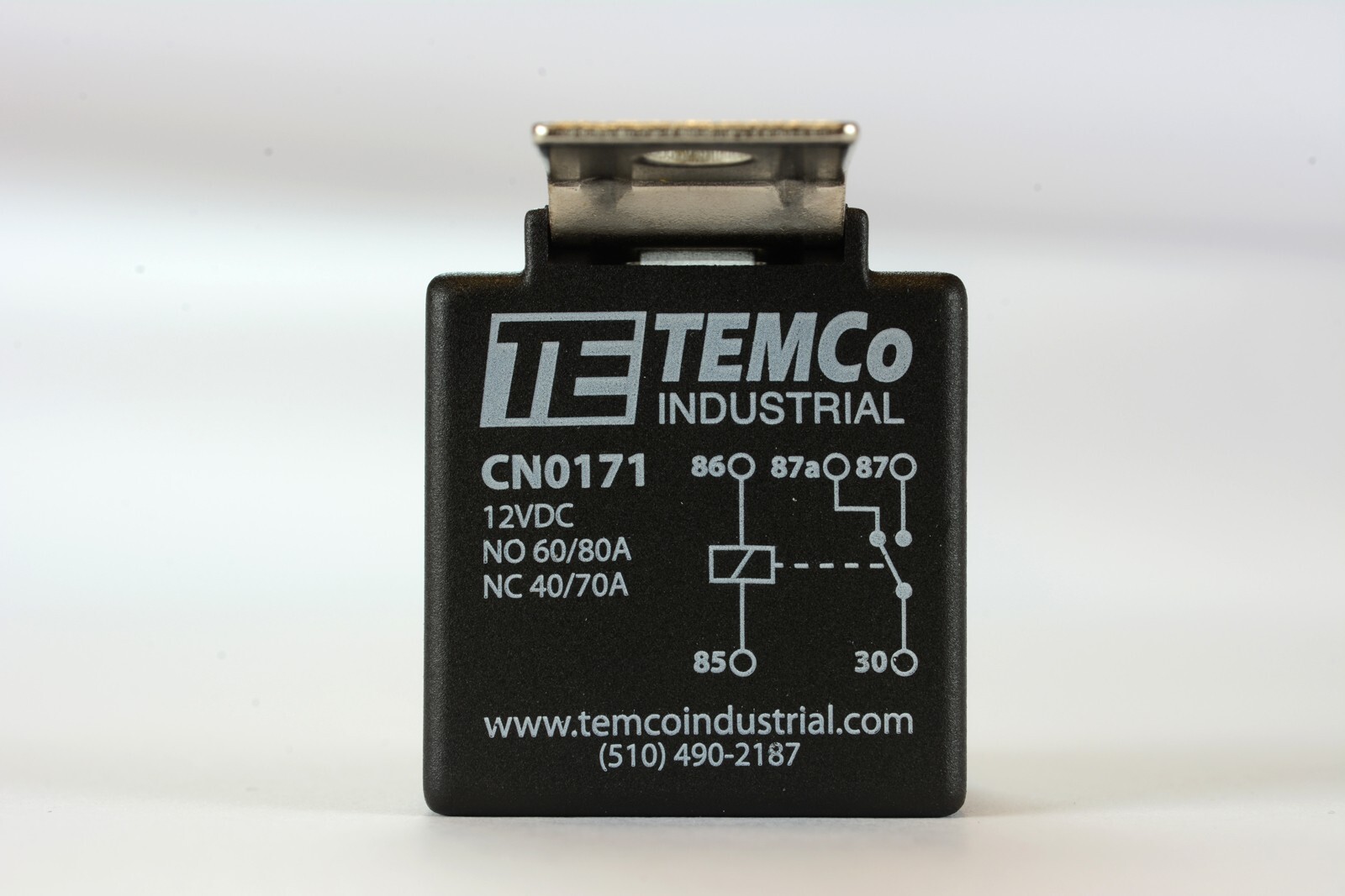 5 LOT TEMCo INDUSTRIAL 12 V 60/80 Amp Bosch Style S Relay SPDT Automotive