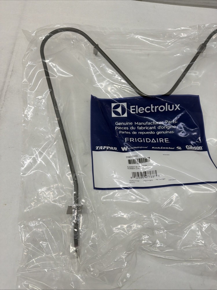 OEM Electrolux Frigidaire Range Bake Heating Element 316075103