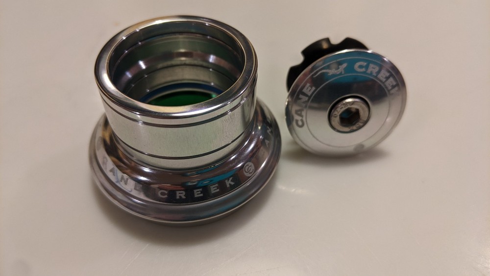Cane Creek 110 ZS Zero Stack, upper assembly 44 , NIB,  silver 1 1/8" threadless