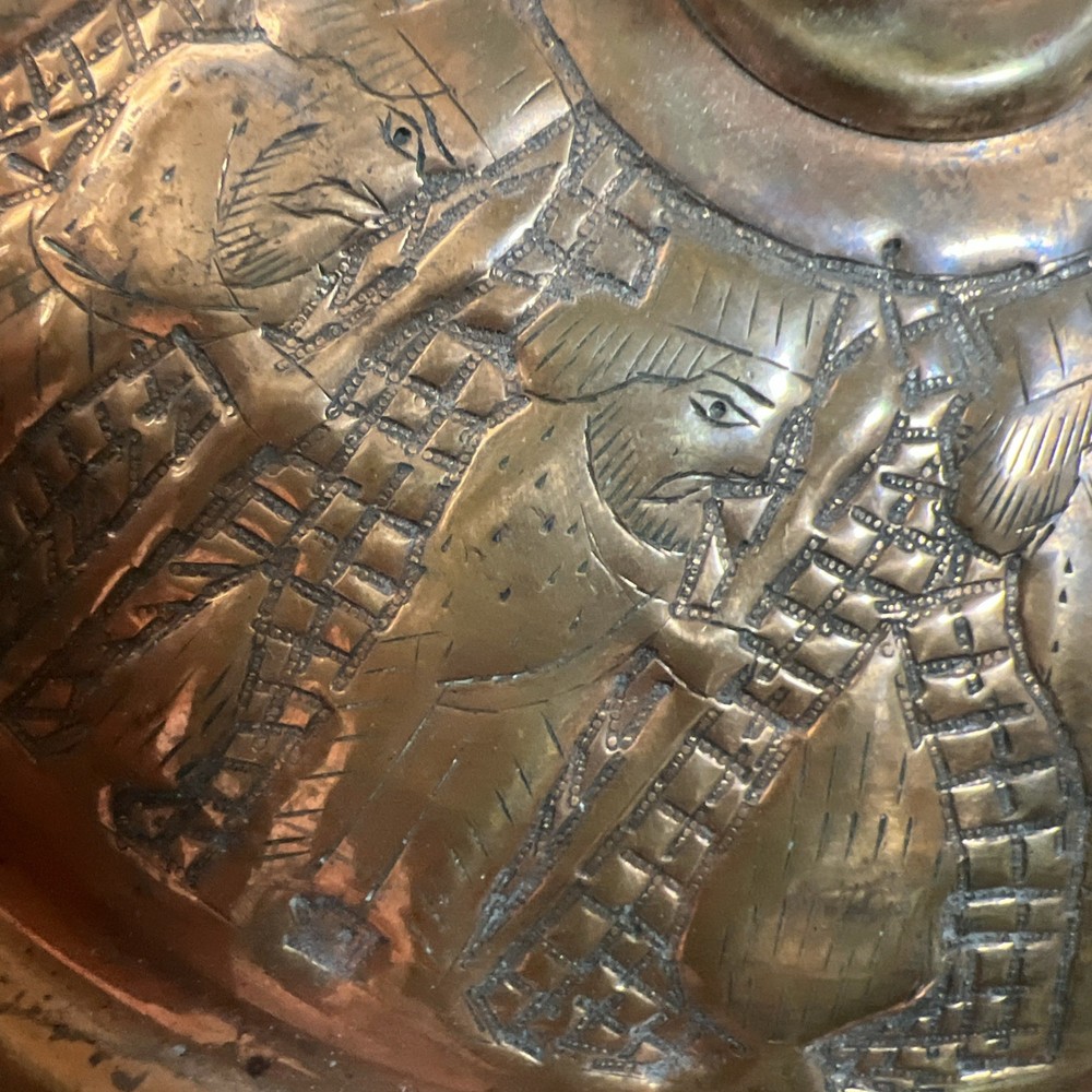Persepolis Copper Chafing Middle Eastern Burner Stand Nested Copper Pan Lid LOVE