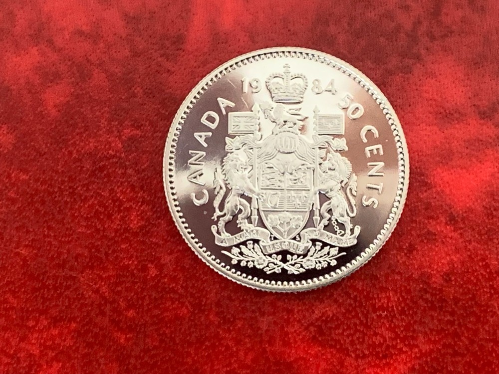 Canada 50 Cent 1984 Proof Coin-Uncirculated
