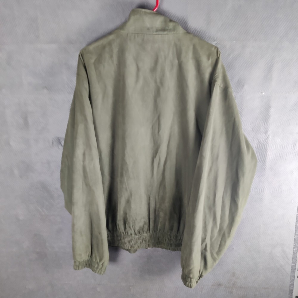 Consensus Golf Jacket Mens Size XL Full Zip Polyester Long Sleeve Green