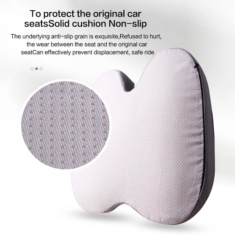 Memory Foam Prostate Cushion Tailbone Sciatica Back Pain Relief Comfy Car Seat