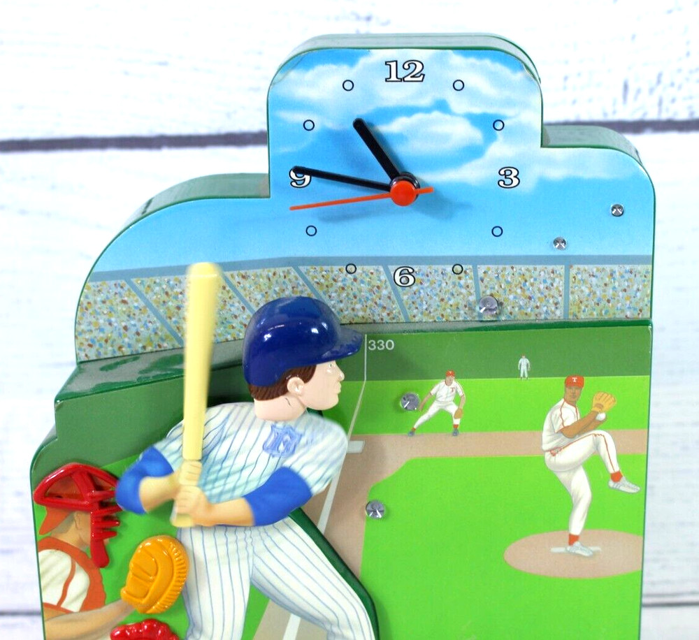 Animated Baseball Clock by Fun-Damental, from 1999 Tested And Works