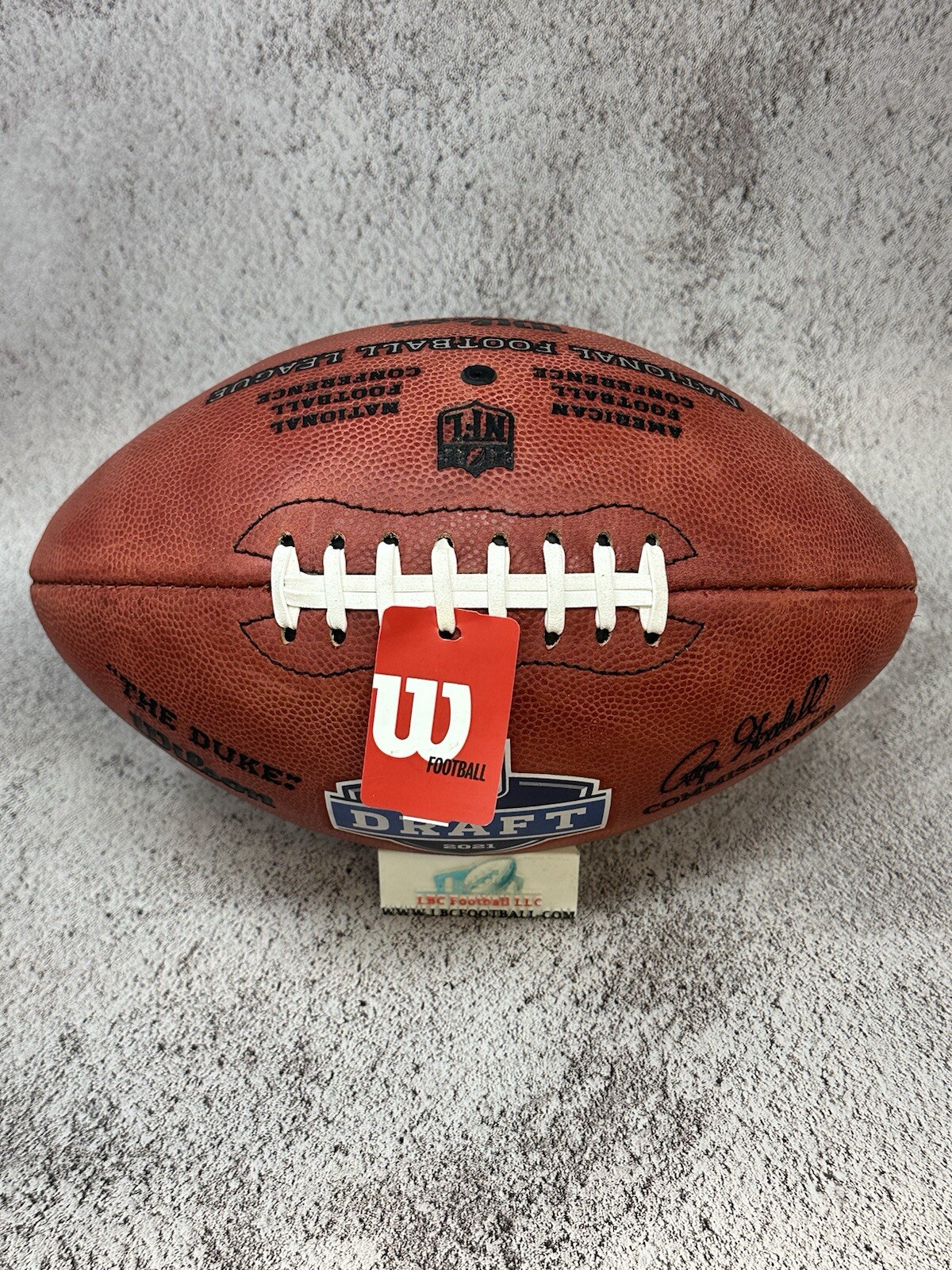 2021 NFL Draft Edition Authentic Wilson The Duke Leather Game Football