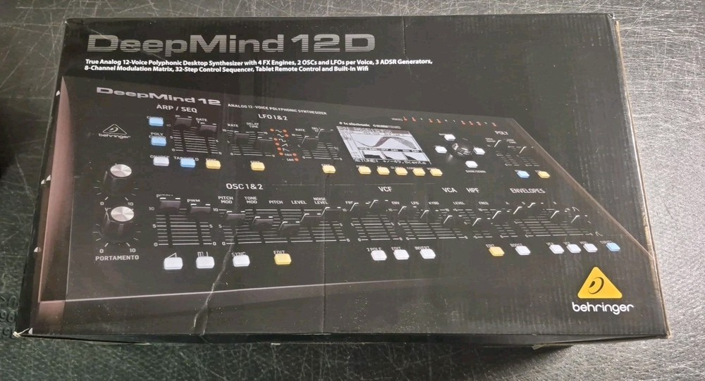 Behringer DeepMind 12D Polyphonic Analog Desktop Synthesizer Module .new